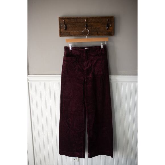 Anthropologie Colette Corduroy Full-Length Wide-Leg Pants Maeve 27 - Picture 4 of 6